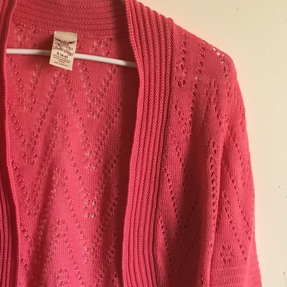Pink Open top cardigan - Picture 5 of 8
